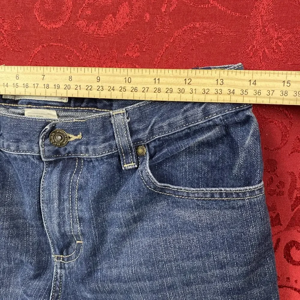Urban Pipeline Jeans Boys 12 Husky Blue Straight Leg Dark‎ Wash Adjustable Waist